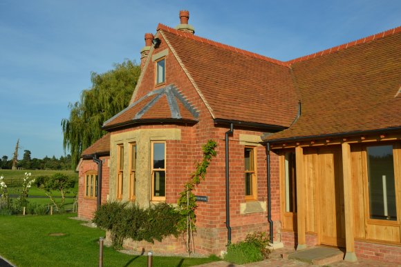 Main entrance door - Victorian Lodge Extension