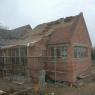 Re-roofing in progress - Victorian Lodge Extension