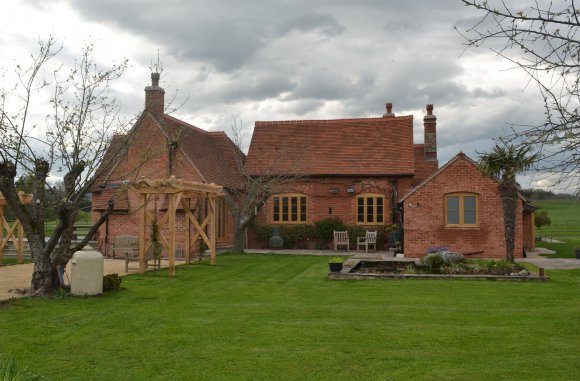 Rear elevation and landscaping - Victorian Lodge Extension